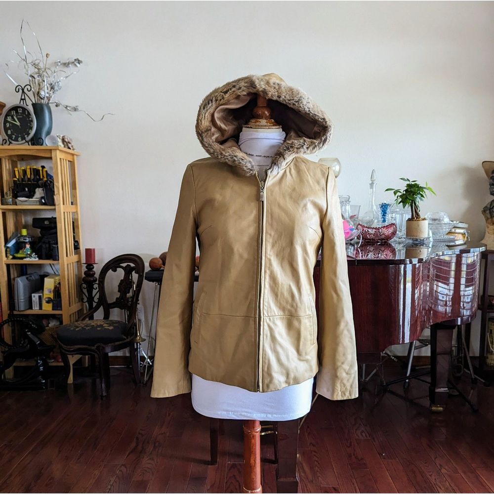 arnaldo bassini since 1881 by Italy leather womens jacket  SZ 8  (90)